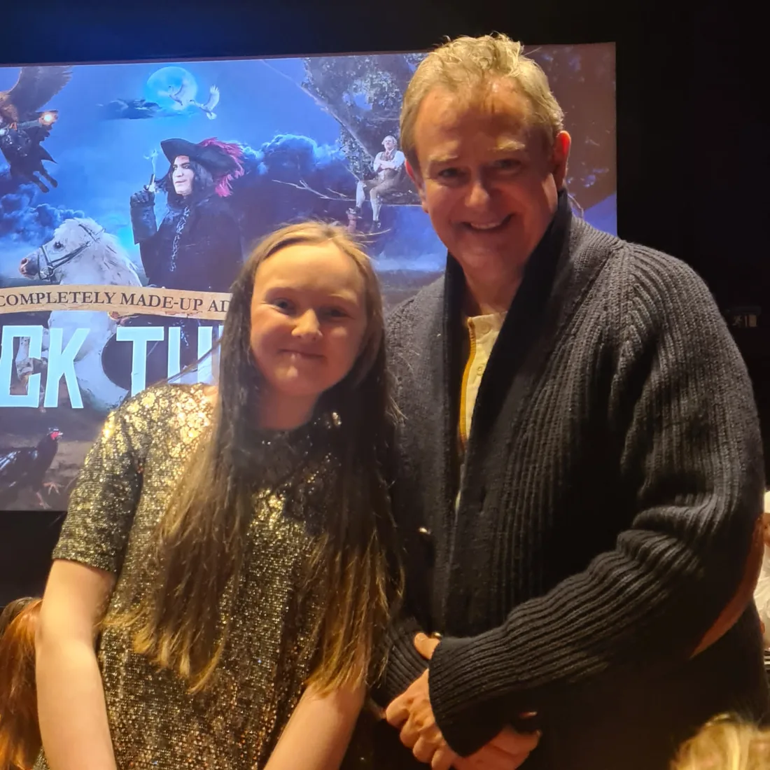 A KTTA performer at a screening with Hugh Bonneville